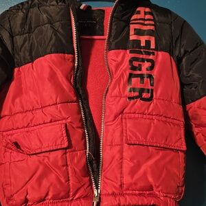 Tommy Hilfiger Kids Red and Black Jacket